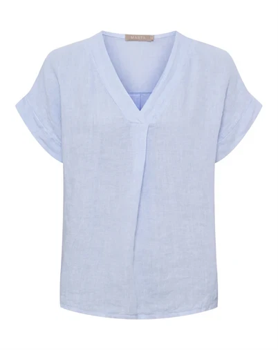 Marta du Chateau - MDCBellissima Bluse - Cielo